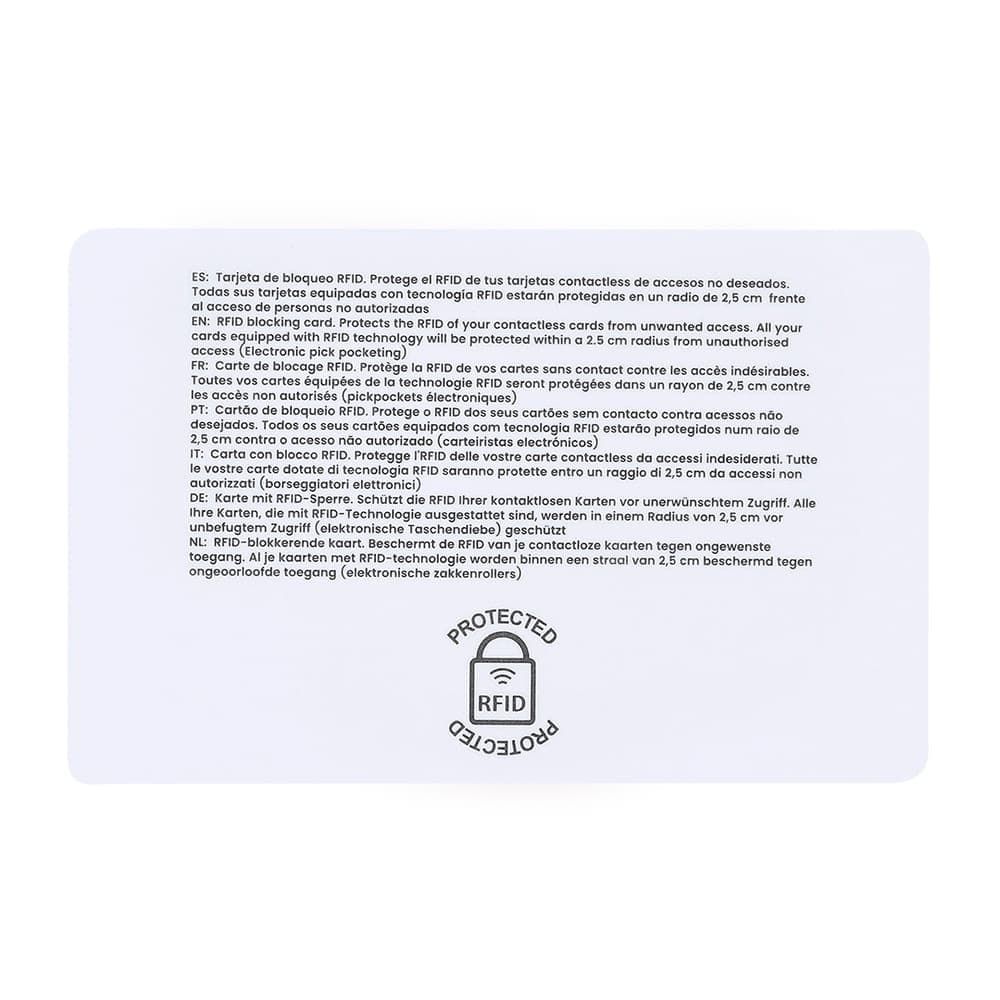 Carte de Blocage RFID 5