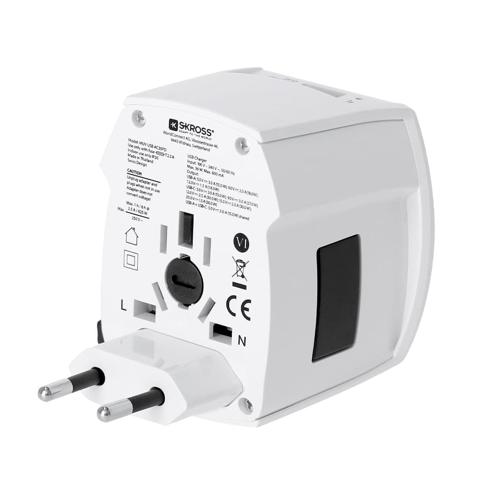 Adaptateur Voyage Universel Skross 6