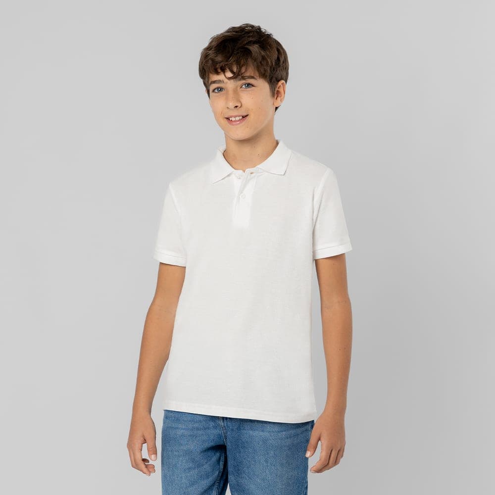 Polo Enfant Blanc