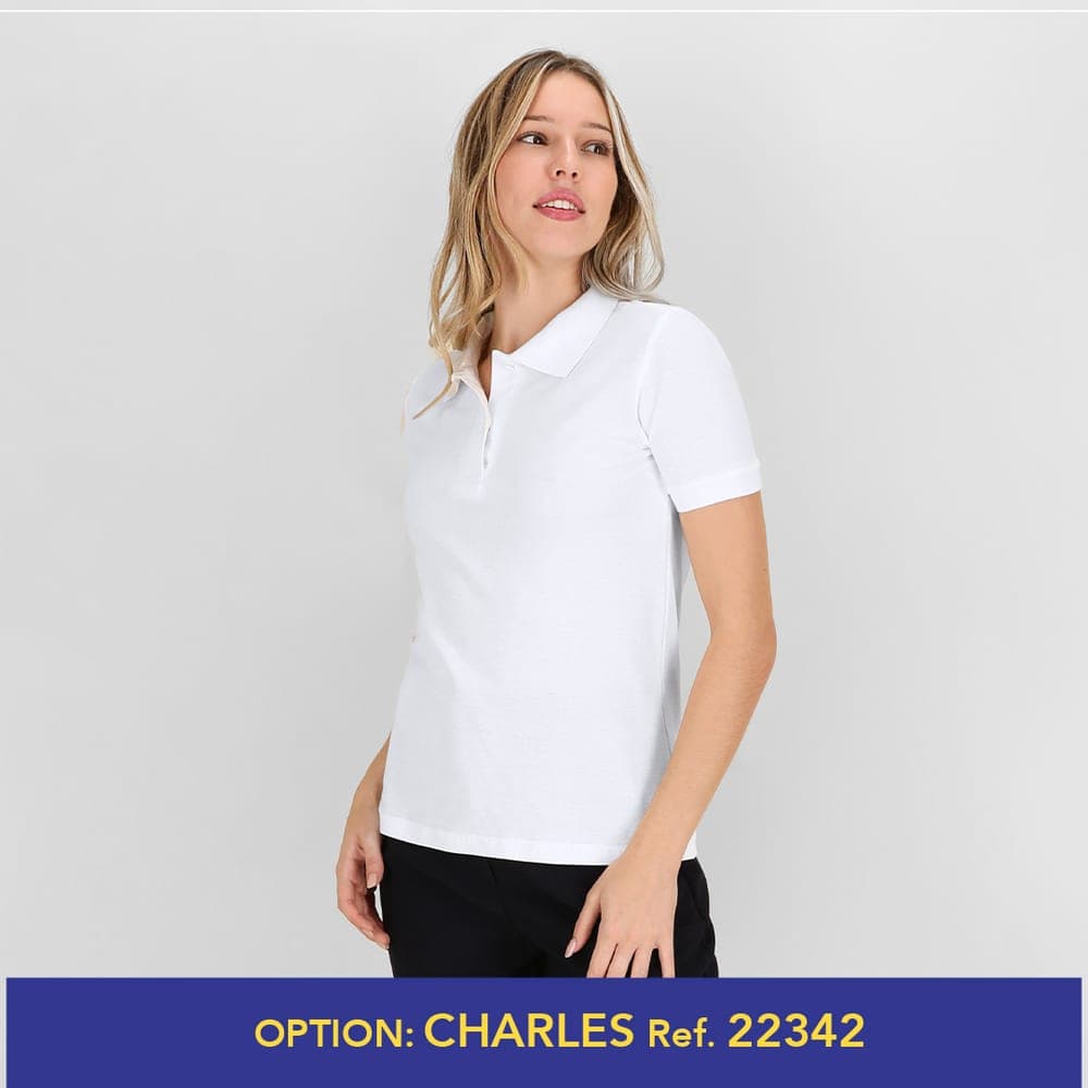 Polo Femme Blanc "keya"