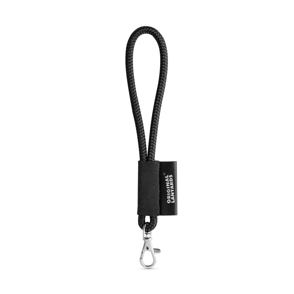 Lanière SET NAUTIC courte (Ø 5 mm) avec mousqueton à doigt de 9 mm