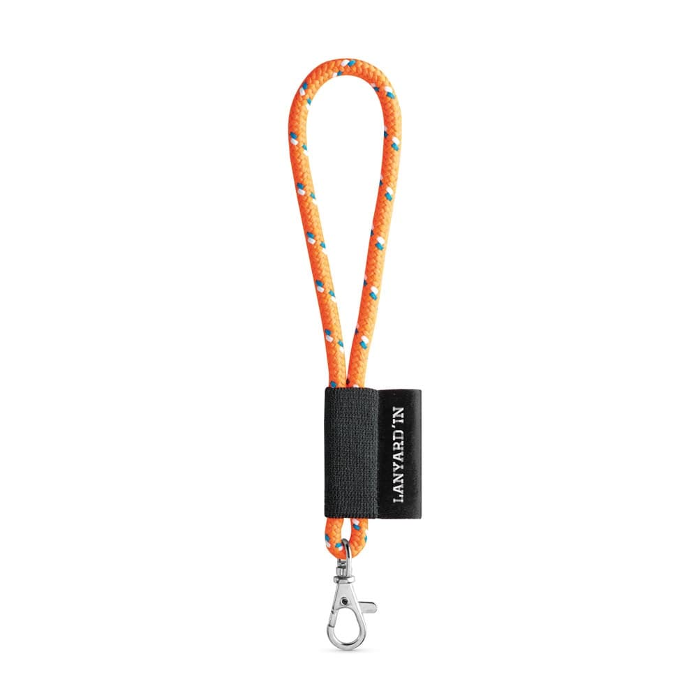 Lanière NAUTIC courte (Ø 7 mm) avec mousqueton à porte de 9 mm 7