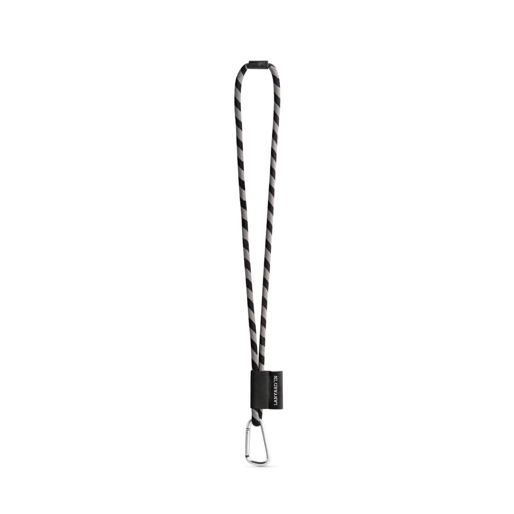 Tube de lanière SET Long (Ø 7 mm) avec mousqueton en forme de D de 55 mm et fermoir de sécurité Ø 7 mm 2
