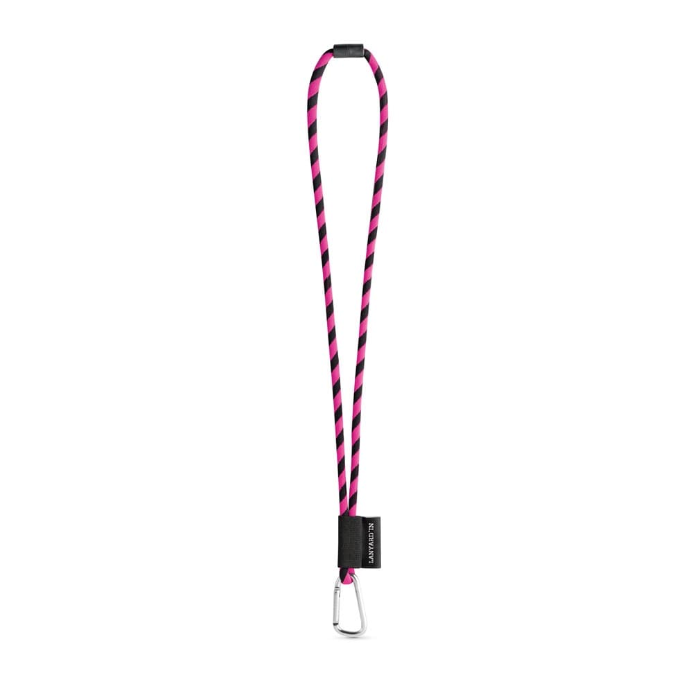 Tube de lanière SET Long (Ø 7 mm) avec mousqueton en forme de D de 55 mm et fermoir de sécurité Ø 7 mm 8